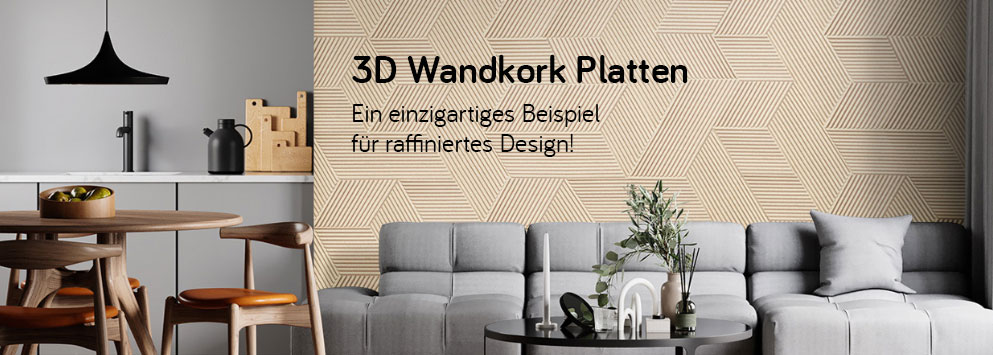 3D-Wandkork 3D-Wandkork