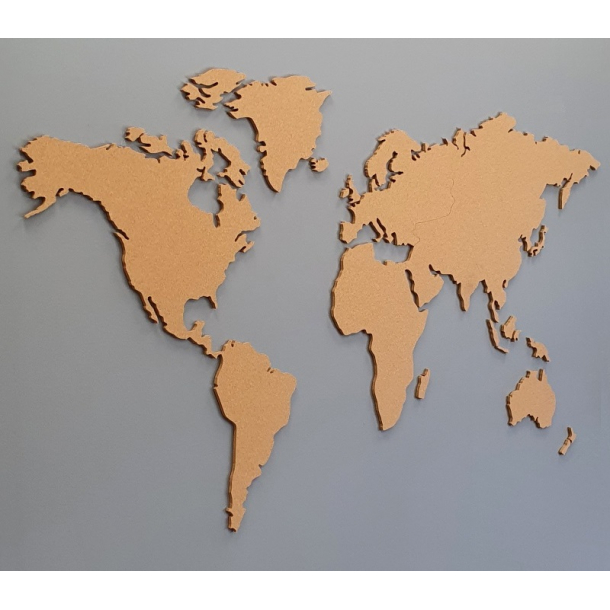 Cork World Map Board 80x150cm - World Map Cork Board - Experts In Cork ...