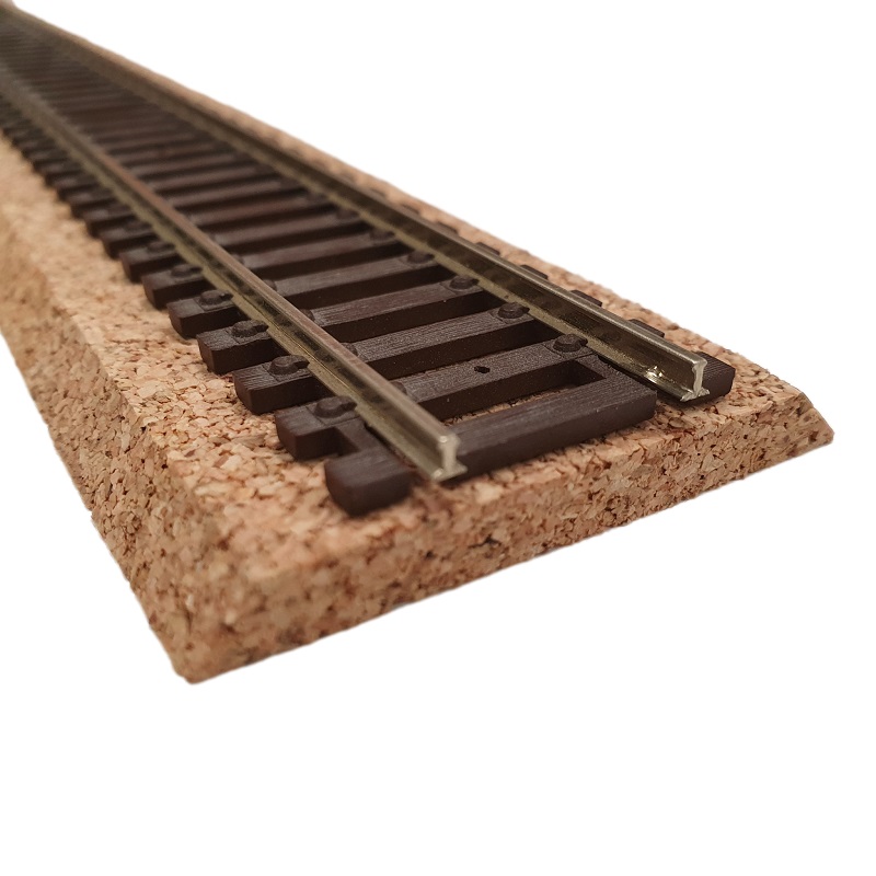 Cork underlay for H0scale model rail tracks 50 pcs.