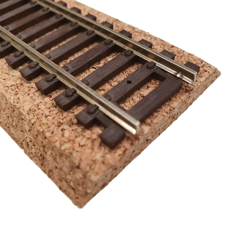 Cork underlay for H0scale model rail tracks 50 pcs.