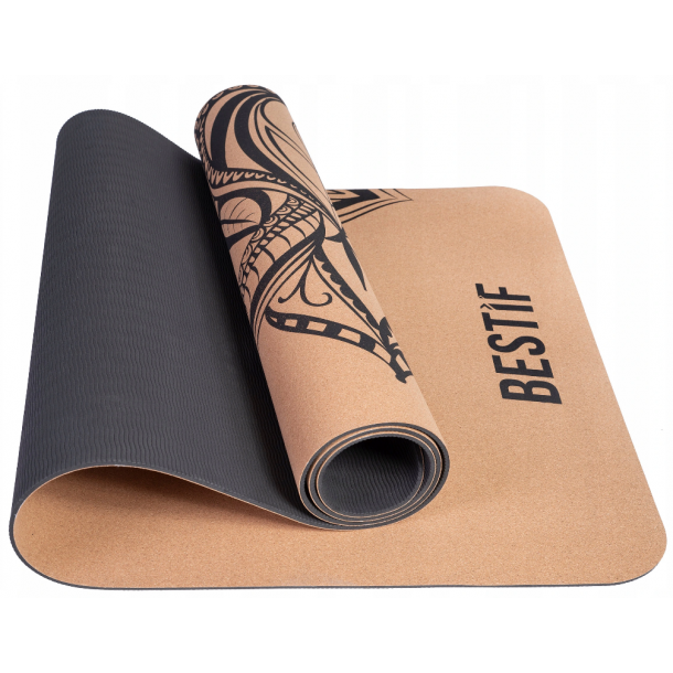 Ecofriendly cork yoga mat made from organic & natural cork 61x183cm