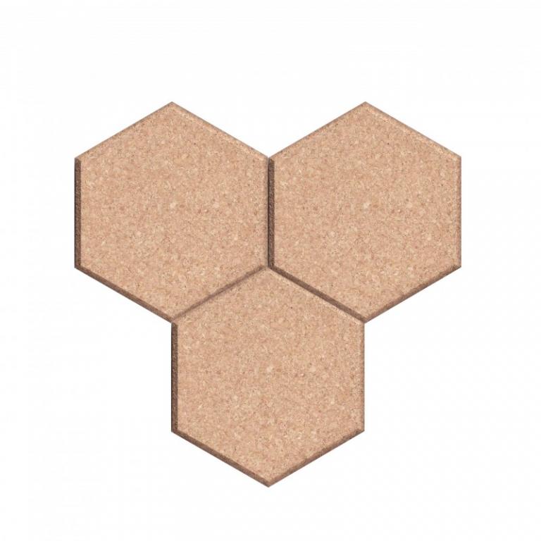 Decorative agglomerated selfadhesive plates DECORK "CORKline" Cork designer DECORK wall