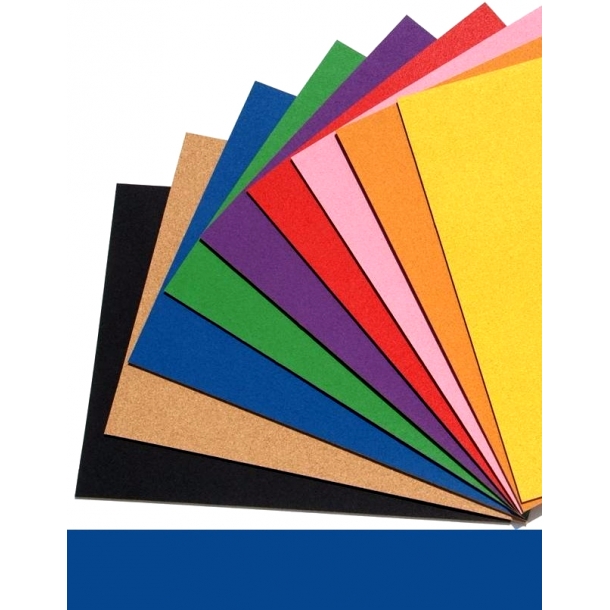 Self adhesive GREY cork board wall 5x455x610mm Self adhesive coloured