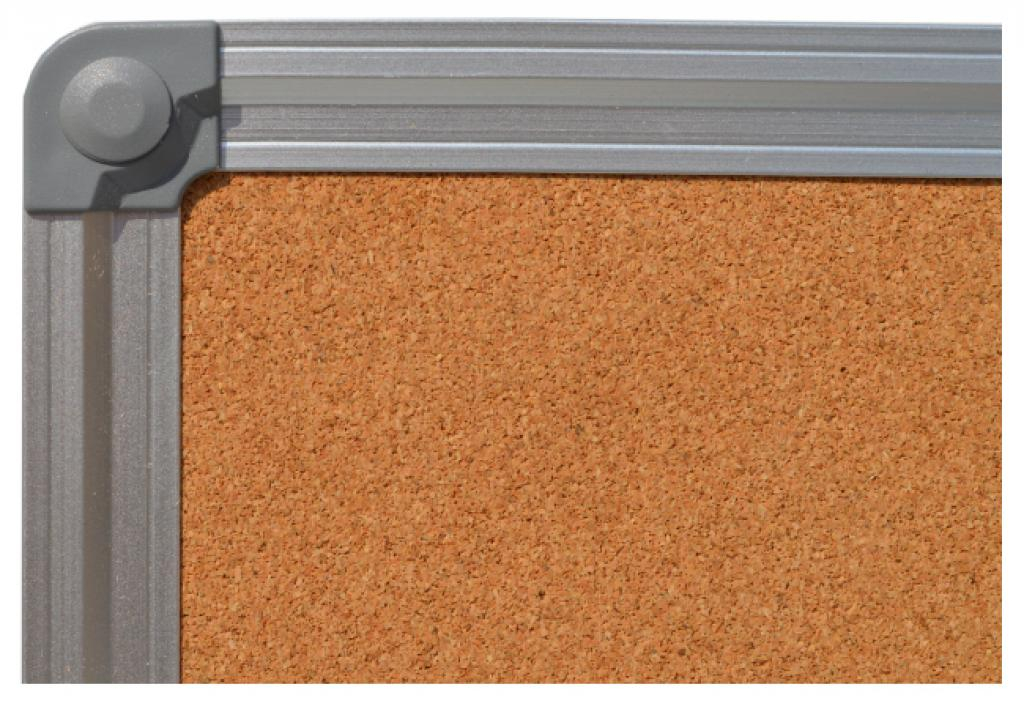 Cork pin board 50x70cm with an aluminium DecoLine frame Cork pin