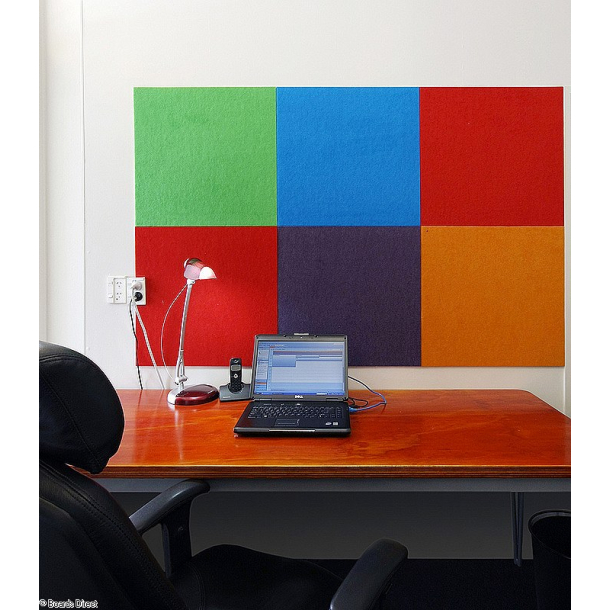 Self adhesive BLUE cork board wall 5x455x610mm