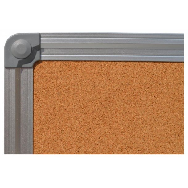 Cork pin board 60x80cm with an aluminium DecoLine frame Cork pin boards with an aluminium