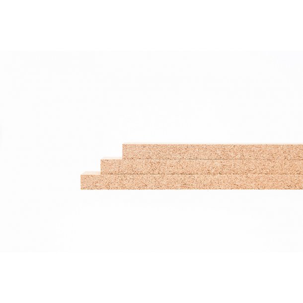 Cork strips 7x23x950mm for expansion joints 28 pcs.