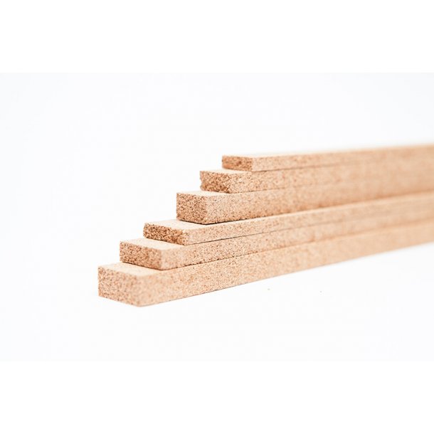 Cork strips 5x23x950mm for expansion joints 40 pcs.