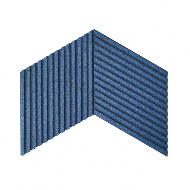 Unique And Decorative Blue Cork Wall Tiles 3d Stripes