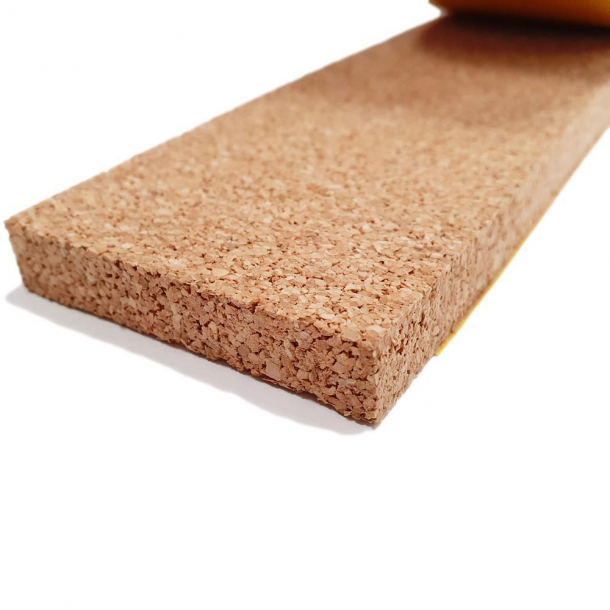 Self adhesive cork strip 10mm x 500mm x 15m - Self adhesive cork strips