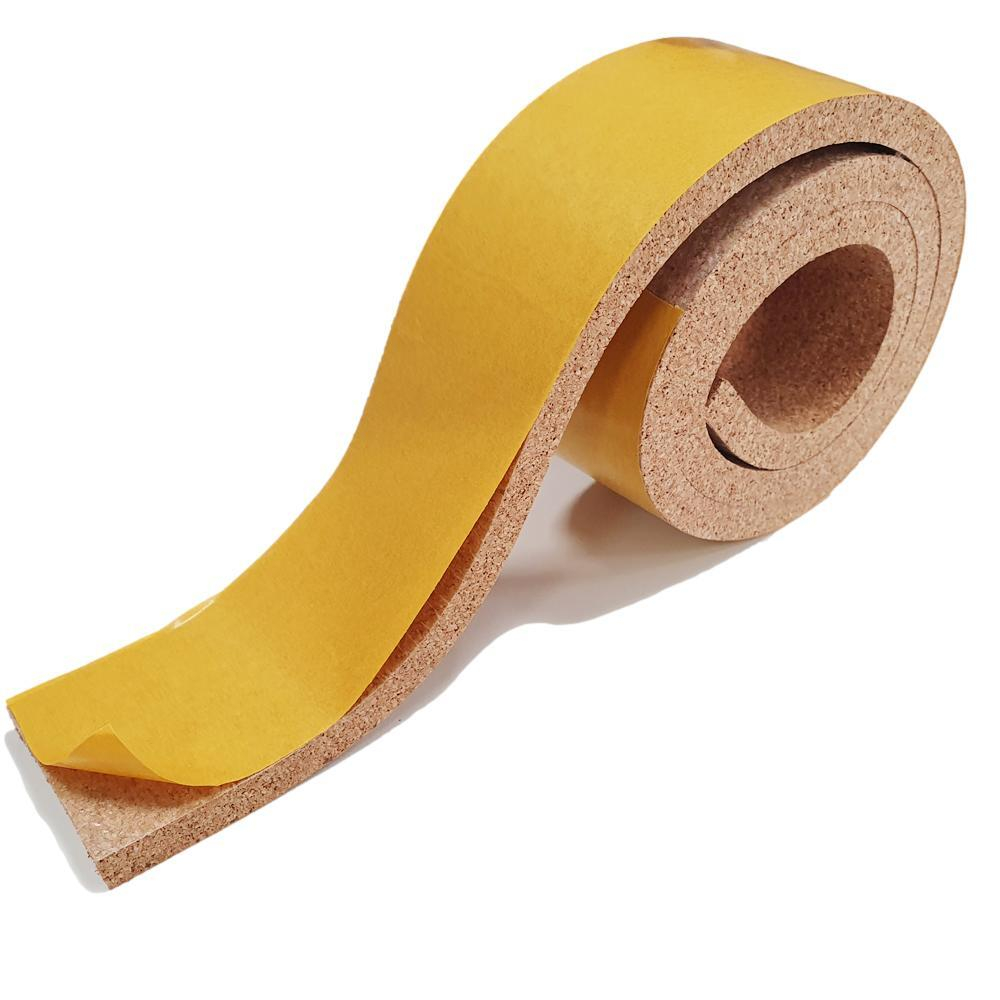 Self adhesive cork strip 10mm x 500mm x 15m - Self adhesive cork strips